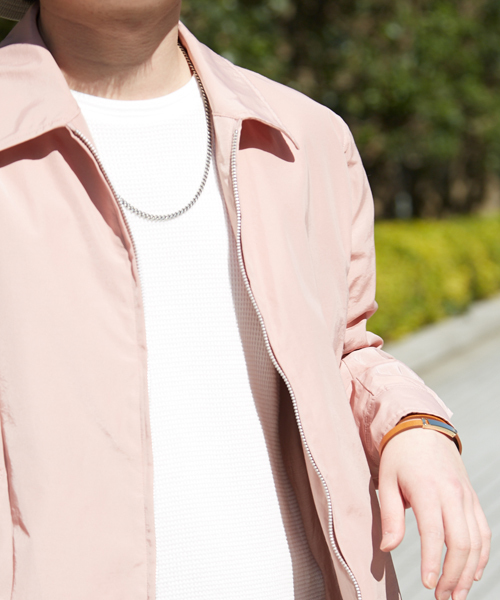 STUDIOUS（ステュディオス）の「ショートチェーンネックレス（ネックレス・メンズ・シルバー・FREE）」の2枚目の写真