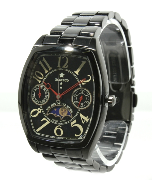 ROSE BUD（ローズバッド）の「S-LR-11201 MOON PHASE WATCH（アナログ腕時計・レディース・ゴールド/シルバー/ブラック・ONE SIZE/ONE）」の2枚目の写真