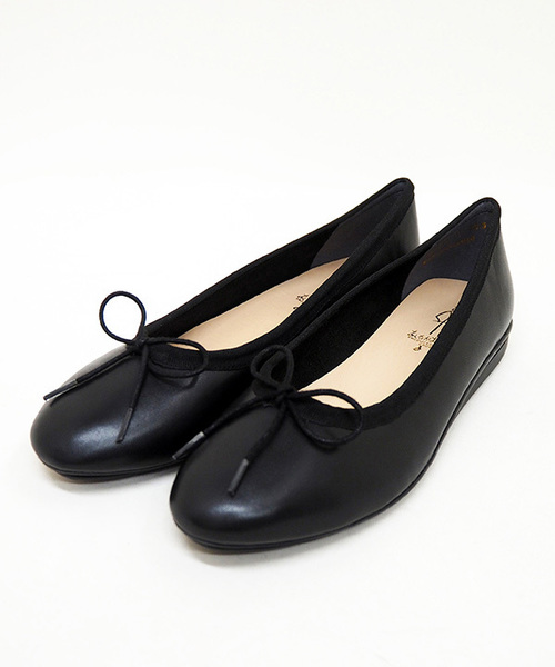 あしながおじさん（アシナガオジサン）の「〈あしながおじさん〉　バレエシューズ（バレエシューズ・レディース・ブラック/ガンメタ/レッド/ブルー/プラチナム/アイボリー/クリアブラック/ワインレッド・24.0cm/22.5cm/23.0cm/24.5cm/23.5cm/25.0cm/22.0cm）」の11枚目の写真