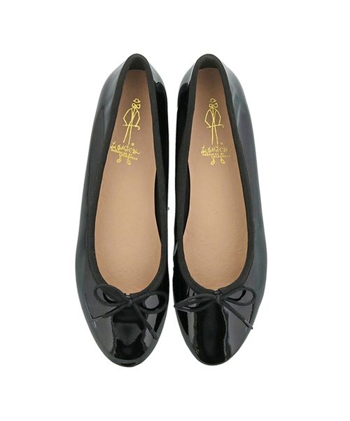 あしながおじさん（アシナガオジサン）の「〈あしながおじさん〉　バレエシューズ（バレエシューズ・レディース・ブラック/ガンメタ/レッド/ブルー/プラチナム/アイボリー/クリアブラック/ワインレッド・24.0cm/22.5cm/23.0cm/24.5cm/23.5cm/25.0cm/22.0cm）」の21枚目の写真