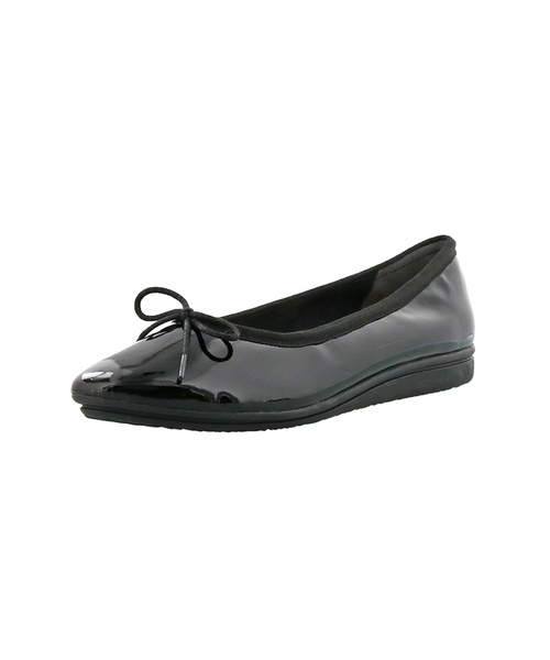 あしながおじさん（アシナガオジサン）の「〈あしながおじさん〉　バレエシューズ（バレエシューズ・レディース・ブラック/ガンメタ/レッド/ブルー/プラチナム/アイボリー/クリアブラック/ワインレッド・24.0cm/22.5cm/23.0cm/24.5cm/23.5cm/25.0cm/22.0cm）」の22枚目の写真