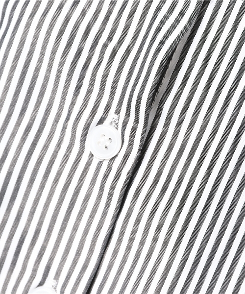 Re:EDIT（リエディ）の「ストライプシャツガウンワンピース（ワンピース・レディース・レッド/グリーン/ブラック/ブルー・LARGE/MEDIUM/SMALL）」の16枚目の写真