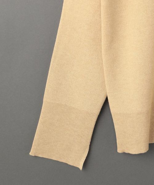 6(ロク)の「<6(ROKU)>COTTON WOOL TURTLE KNIT/ニット ◆(ニット/セーター・レディース・ブラック/ベージュ/ワインレッド・FREE)」の6枚目の写真