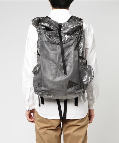 and wander（アンドワンダー）の「and wander / アンドワンダー: cuben fiber バックパック#	（バックパック/リュック・メンズ・ブラック/ホワイト・FREE）」の10枚目の写真