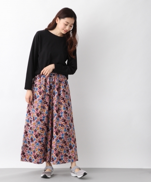 LEPSIM(レプシィム)の「コットンプリントガラスカーチョ 778571(その他パンツ・レディース・ネイビー/ピンク/ブラック・LARGE/MEDIUM)」の13枚目の写真