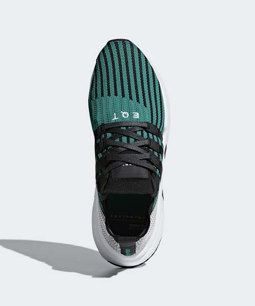 adidas（アディダス）の「オリジナルス エキップメント・サポート [EQT SUPPORT MID ADV PK]（スニーカー・メンズ・ブラック×グリーン・22.5cm/23.0cm/23.5cm/24.0cm/24.5cm/25.5cm/27.5cm/28.5cm/29.5cm/30.0cm/26.0cm/28.0cm/29.0cm/26.5cm/27.0cm/22.0cm/25.0cm/30.5cm/31cm）」の4枚目の写真
