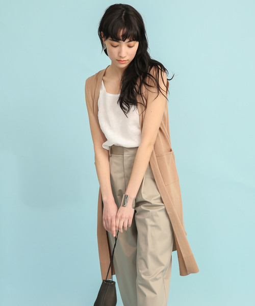 Audrey And John Wad オードリーアンドジョンワッド の ロングニットベスト ジレ カーディガン ボレロ Wear