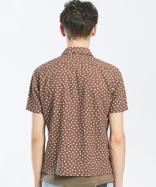 ABAHOUSE（アバハウス）の「【Recency of Mine】フラワードットプリントシャツ（シャツ/ブラウス・メンズ・ホワイト/ブラウン・44/46/48）」の7枚目の写真