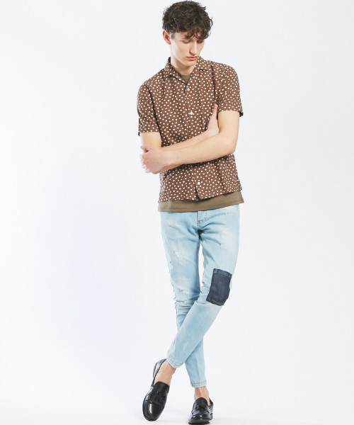 ABAHOUSE（アバハウス）の「【Recency of Mine】フラワードットプリントシャツ（シャツ/ブラウス・メンズ・ホワイト/ブラウン・44/46/48）」の10枚目の写真