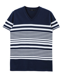半袖 マルチボーダー Tシャツ