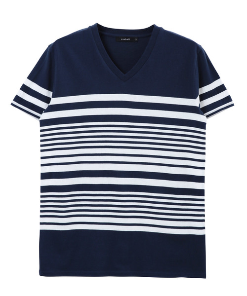 jiggys shop（ジギーズショップ）の「半袖 マルチボーダー Tシャツ（Tシャツ/カットソー・メンズ・ブルー系その他2/その他3/ホワイト系その他3/その他2/ホワイト系その他4/その他5/ブラック系その他/ブルー系その他/ブルー系その他7/ホワイト系その他2/その他4/ブルー系その他6/その他1/ブルー系その他4/ホワイト系その他5/ホワイト系その他6/ホワイト系その他/ブルー系その他3/ブルー系その他5/ホワイト系その他7/その他7/その他6/その他8/その他9/その他11・L/XL/MEDIUM/SMALL/M/S/LARGE/X-LARGE）」の22枚目の写真