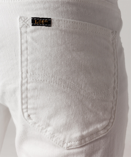 NANO universe(ナノユニバース)の「Lee(リー)/ 別注SkinnyTaperdCrop(デニムパンツ・メンズ・ホワイト/ブラック/グレー/ブルー/インディゴブルー・SMALL/MEDIUM/LARGE)」の11枚目の写真