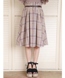 one after another NICE CLAUP | 夏のチェック&無地スカート(スカート)