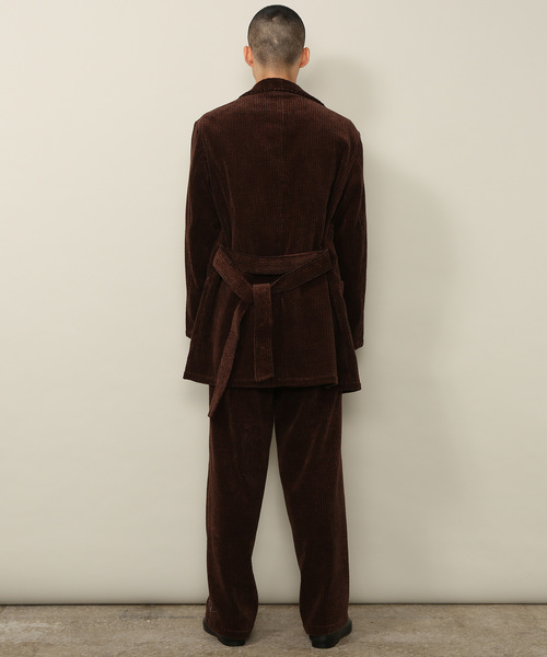 ADAM ET ROPE'（アダムエロペ）の「【福田織物×ADAM ET ROPE'】先染めコールガウン（その他アウター・メンズ・ダークブラウン・M/L）」の15枚目の写真