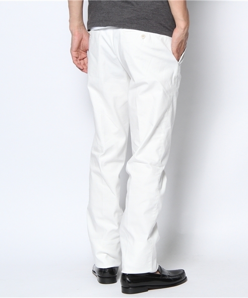 SHIPS（シップス）の「SC: ストレッチ スリムノープリーツ パンツ（ホワイト）（スラックス・メンズ・ホワイト・42/44/46/48/50/52）」の3枚目の写真