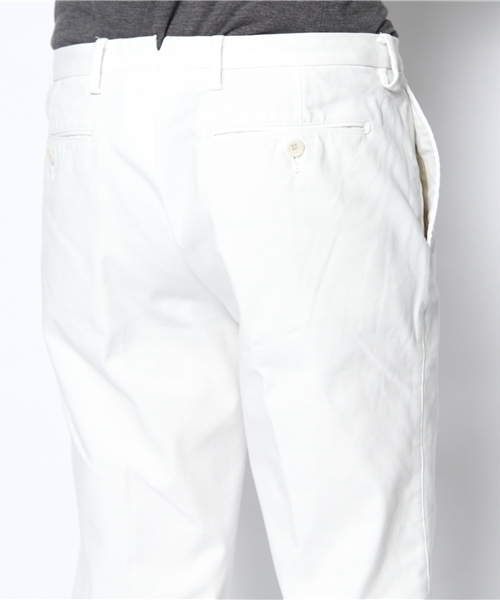 SHIPS（シップス）の「SC: ストレッチ スリムノープリーツ パンツ（ホワイト）（スラックス・メンズ・ホワイト・42/44/46/48/50/52）」の5枚目の写真