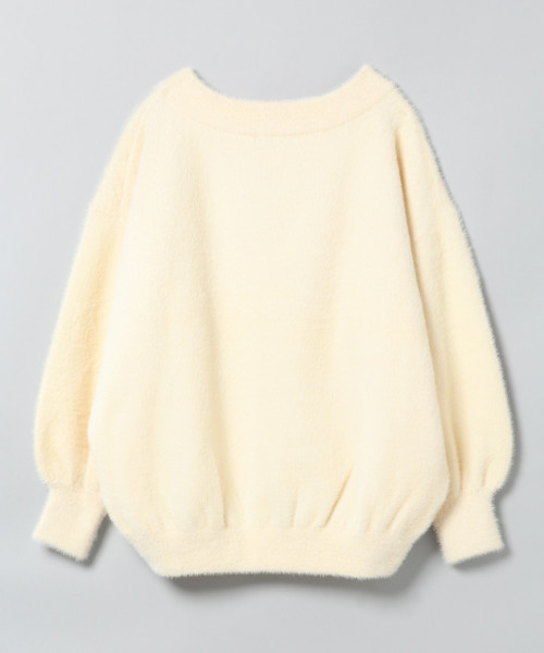 JEANASIS（ジーナシス）の「12Gシャギーヤーンプルオーバー/809797（ニット/セーター・レディース・オフホワイト/ブラック/ブラウン/ピンク・FREE）」の12枚目の写真