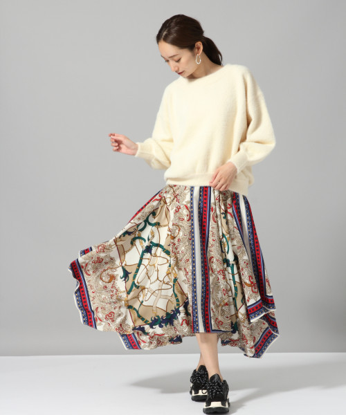 JEANASIS（ジーナシス）の「12Gシャギーヤーンプルオーバー/809797（ニット/セーター・レディース・オフホワイト/ブラック/ブラウン/ピンク・FREE）」の13枚目の写真