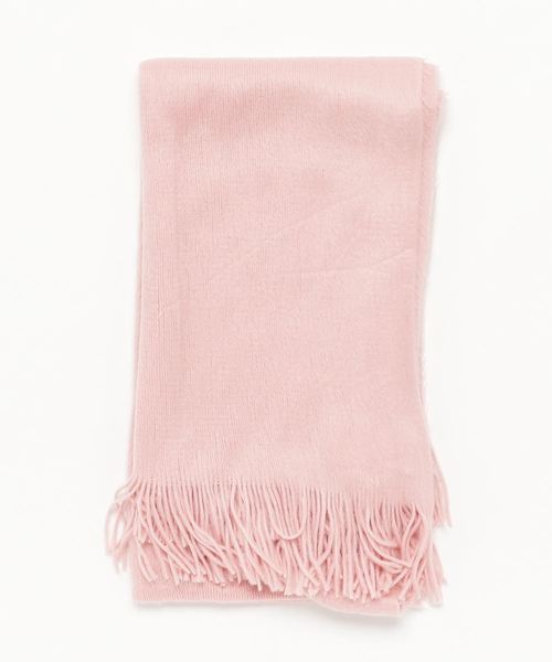 WEGO(ウィゴー)の「WEGO/起毛ラッセルストール(ストール/ショール・レディース・ホワイト/ブラック/グレー/ピンク/オレンジ/グリーン・FREE)」の8枚目の写真