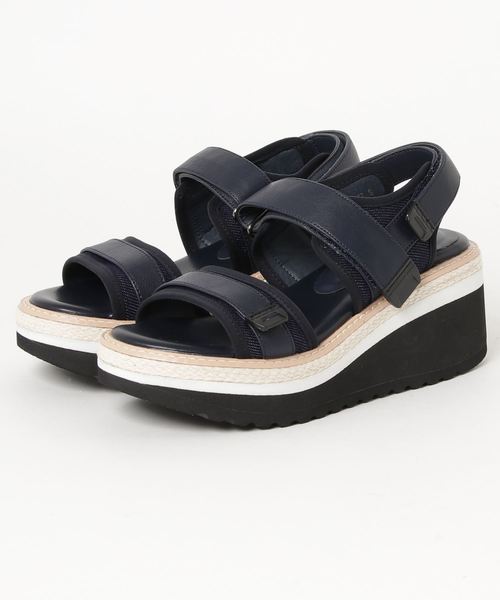 あしながおじさん（アシナガオジサン）の「〈あしながおじさん〉　厚底スポーツサンダル（サンダル・レディース・ブラック/グレー/ワイン/ネイビー・S/L/LL/M）」の3枚目の写真