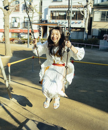 〈あしながおじさん〉　厚底スポーツサンダル