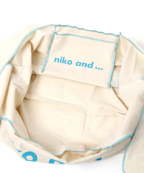 niko and...（ニコアンド）の「オリジナルロゴマルシェバッグ（トートバッグ・レディース・ピンク/オレンジ/ブルー/セージグリーン/ライトイエロー・0）」の13枚目の写真