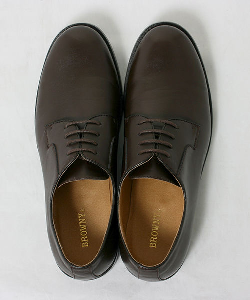 WEGO（ウィゴー）の「WEGO/プレーントゥシューズ（ドレスシューズ・メンズ・ブラック/ブラウン・27.5/26.5）」の3枚目の写真