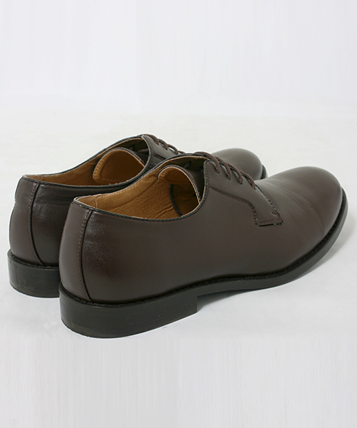 WEGO（ウィゴー）の「WEGO/プレーントゥシューズ（ドレスシューズ・メンズ・ブラック/ブラウン・27.5/26.5）」の4枚目の写真