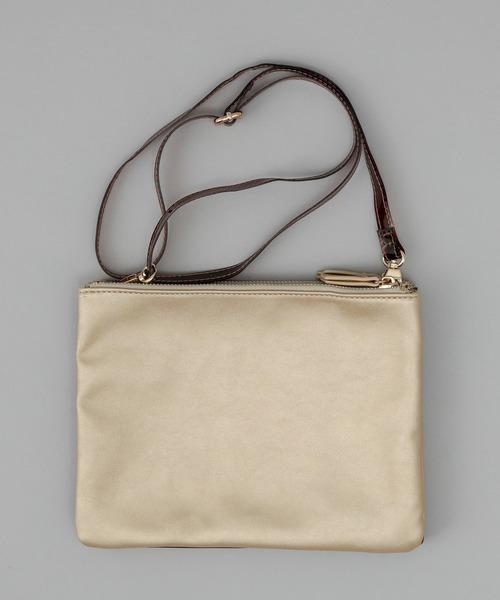 DISCOAT（ディスコート）の「Wフェイスクリアサコッシュ（ショルダーバッグ・レディース・ブラウン/パープル/クリア/ブラック・FREE）」の8枚目の写真