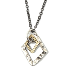 VIVIFY | ネックレス/ダイアモンド/シルバー×ブラス/チェーン(ネックレス)