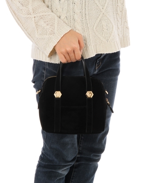 BEAUTY&YOUTH UNITED ARROWS（ビューティーアンドユースユナイテッドアローズ）の「BYSF Hashibami 別注ミニボストン2WAYバッグ2（ショルダーバッグ・レディース・ブラック・フリー）」の8枚目の写真