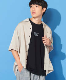 WEGO | WEGO/フィブリルオープンカラーシャツ(シャツ/ブラウス)