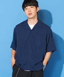 WEGO | WEGO/フィブリルオープンカラーシャツ(シャツ/ブラウス)