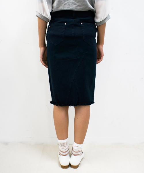 CIAOPANIC（チャオパニック）の「【Ciaopanic】ストレッチカラータイトスカート（スカート・レディース・オフホワイト/ライトグレー/ベージュ/ネイビー・MEDIUM/SMALL）」の9枚目の写真