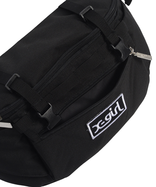 X-girl（エックスガール）の「ADVENTURE BODY BAG（ボディバッグ/ウエストポーチ・レディース・ブラック/レッド/パープル/グリーン・ONE SIZE）」の6枚目の写真