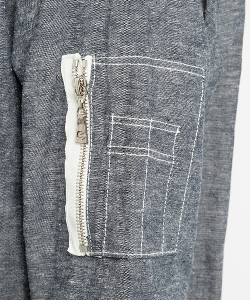 SILAS（サイラス）の「DUNGAREE SHIRT（シャツ/ブラウス・メンズ・ブルー/ネイビー・1/3/2）」の8枚目の写真