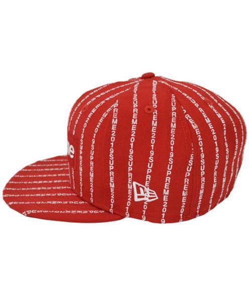 服/ファッション 19SS Text Stripe Box Logo New Era Cap ブランド古着】Text Stripe Box Logo New Era Cap テクスト ストライプ