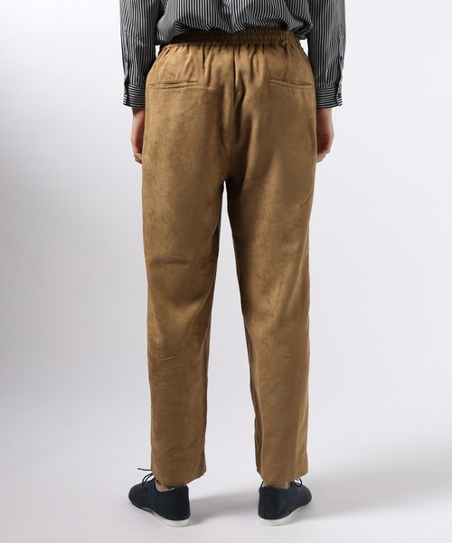 EDIFICE（エディフィス）の「LA BOUCLE / ラブ―クル フェイクスエード イージーパンツ（その他パンツ・メンズ・ブラック/キャメル・44/48/46）」の6枚目の写真