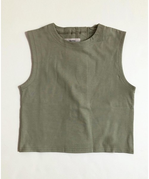 TODAYFUL（トゥデイフル）の「バックボタンタンクトップ（タンクトップ・レディース・オフホワイト/イエロー/ミント・FREE）」の7枚目の写真