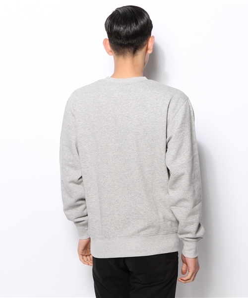 WHO'S WHO gallery（フーズフーギャラリー）の「【BOYMAN】ワンポイントレーナー（スウェット・メンズ・ネイビー/ブラック/グレー・LARGE/MEDIUM/SMALL）」の13枚目の写真