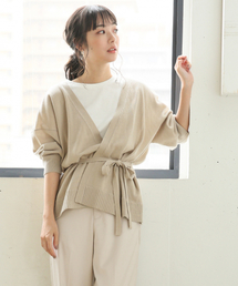 LOWRYS FARM | １２Ｇカシュクールカーディガン  846123(カーディガン/ボレロ)