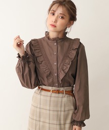 プチハイ フリルブラウス