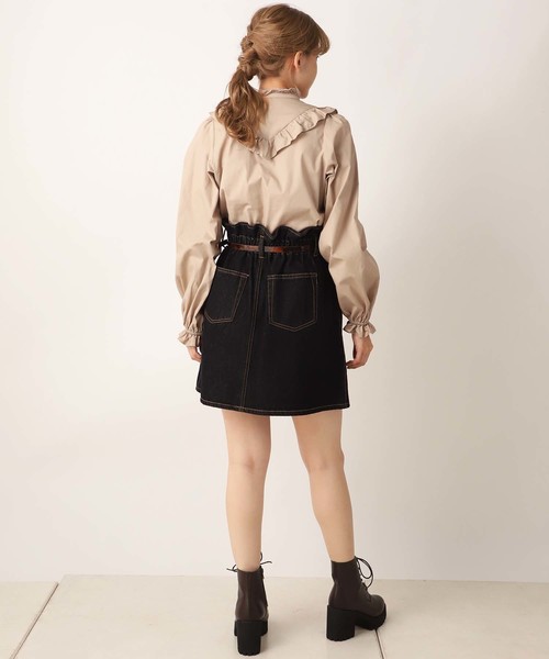 one after another NICE CLAUP（ワンアフターアナザーナイスクラップ）の「プチハイ フリルブラウス（シャツ/ブラウス・レディース・オフホワイト/モカ/ベージュ/ブラウン・FREE）」の19枚目の写真