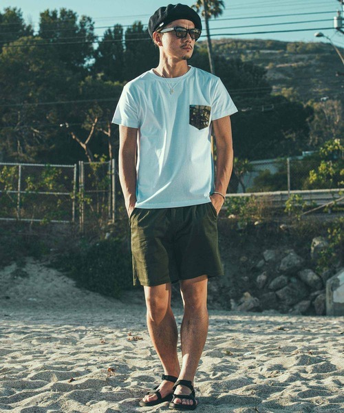 CRIMIE(クライミー)の「WRINKLE TIE DYE POCKET T-SHIRT(Tシャツ/カットソー・メンズ・ブラック/ホワイト・S/M/L/XL/XS/XXL)」の7枚目の写真