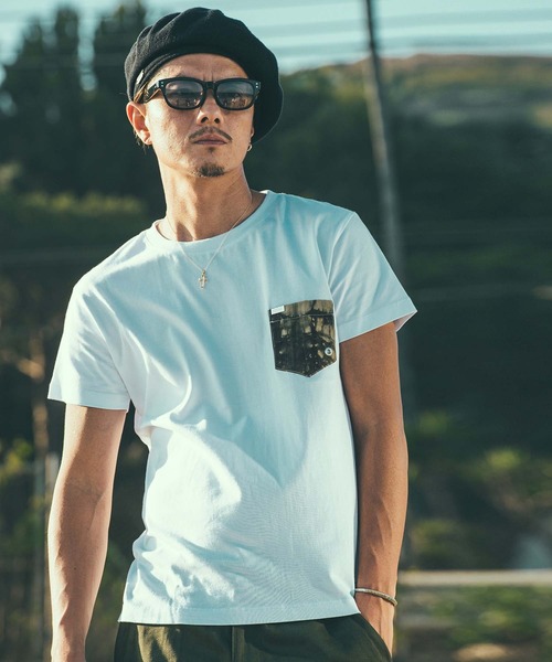 CRIMIE(クライミー)の「WRINKLE TIE DYE POCKET T-SHIRT(Tシャツ/カットソー・メンズ・ブラック/ホワイト・S/M/L/XL/XS/XXL)」の9枚目の写真