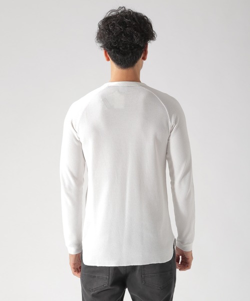 BAYFLOW(ベイフロー)の「ベーシックTCワッフルL/S TEE(Tシャツ/カットソー・メンズ・ホワイト/チャコール/ネイビー・SMALL/MEDIUM/LARGE)」の9枚目の写真
