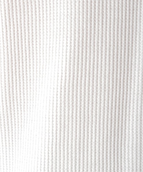 BAYFLOW(ベイフロー)の「ベーシックTCワッフルL/S TEE(Tシャツ/カットソー・メンズ・ホワイト/チャコール/ネイビー・SMALL/MEDIUM/LARGE)」の10枚目の写真