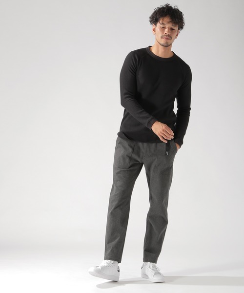 BAYFLOW(ベイフロー)の「ベーシックTCワッフルL/S TEE(Tシャツ/カットソー・メンズ・ホワイト/チャコール/ネイビー・SMALL/MEDIUM/LARGE)」の5枚目の写真