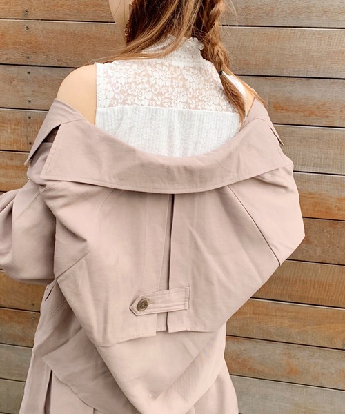 apres jour(アプレジュール)の「レースプリーツハイネックタンク【ZOZOTOWN限定アイテム】(タンクトップ・レディース・ブラック/オフホワイト/ライトベージュ・フリー)」の10枚目の写真