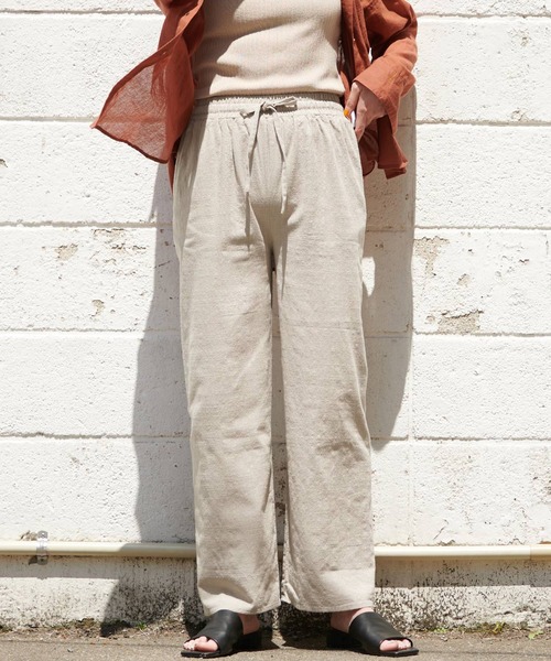 coca(coca)(コカ)の「コットンパンツ(その他パンツ・レディース・ブラック/ベージュ/オレンジ・ONE SIZE)」の2枚目の写真